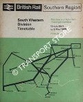 South Western Division Timetable - Mainline and Suburban Passenger Services - 10 July 1967 to 5 May 1968 by British Rail Southern Region